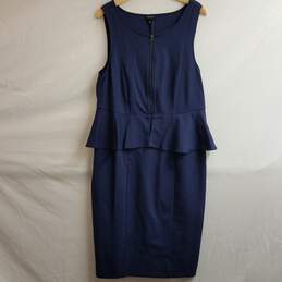 Torrid Navy Premium Pointe Peplum Dress - Size 1X (14/16)