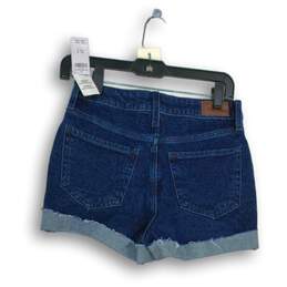 NWT Hollister Womens Blue Denim 5-Pocket Design Cutoff Shorts Size 1 W25 alternative image