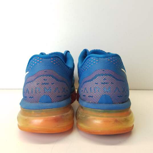 Nike Air Max Blue, Orange Sneakers 621077-401 Size 7.5 image number 4