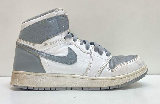 Air Jordan 1 Retro High OG Stealth (GS) Grey Athletic Shoes Men's SZ 8 image number 3