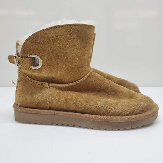 Koolaburra Shoes by UGG in Camel Suede Women's 7 image number 1