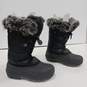 Women's Black Winter Boots Size 9 image number 2