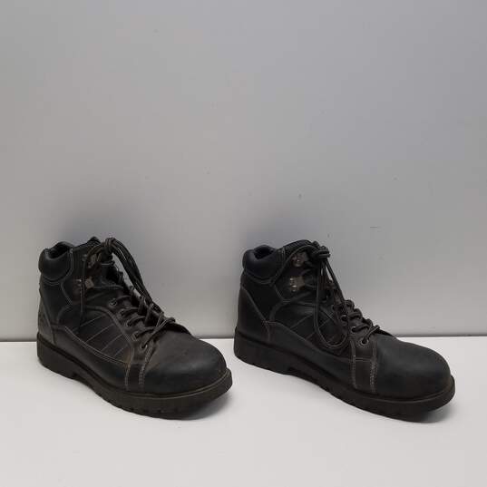 Texas Steer Black Work Boots Size 8.5 image number 3