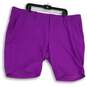 NWT Under Armour Mens Purple Drive Taper Flat Front Golf Chino Shorts Size 44 image number 1