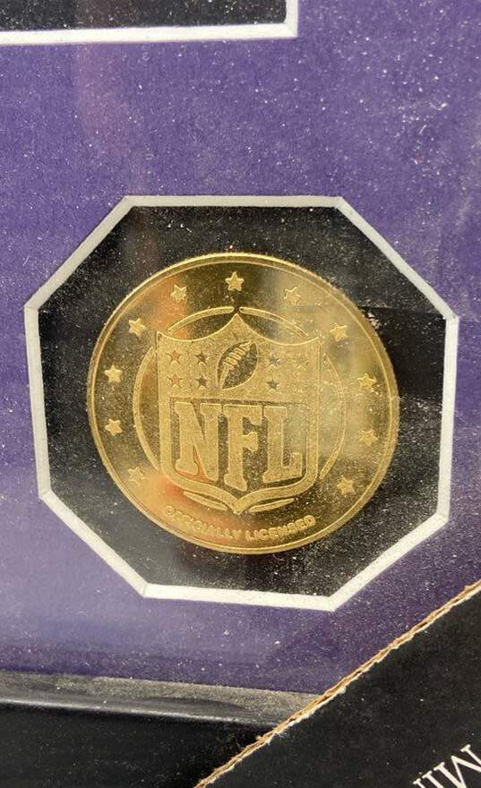 The Highland Mint Baltimore Ravens Super Bowl XXXV + XLVII Framed Collectible image number 6