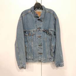 Men's Blue Levi's Jean Jacket - Size Large