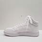 Adidas Hoops 3.0 Mid Triple White Athletic Shoes Women's Size 10 image number 2