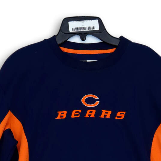 Buy the Mens Blue Chicago Bears Long Sleeve Crew Neck Athletic T