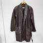 Men's Excelled Belted Leather Trench Coat Sz XLTall image number 1