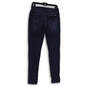 Womens Blue Denim Dark Wash Pockets Stretch Skinny Leg Jeans Size 4 image number 2
