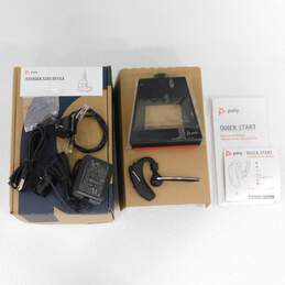 Poly Voyager 5200 Office Bluetooth Headset With Base In Original Box