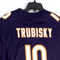 Mens Blue Chicago Bears Mitch Trubisky #10 NFL Football Jersey Size Medium image number 4