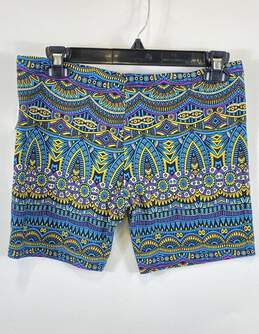 NWT Sexy Basics Womens Multicolor Elastic Waist Pull On Hot Pants Shorts Size XL alternative image