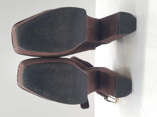 Michael Kors brown Womens Strap HeelsShoe Size 7.5 image number 3