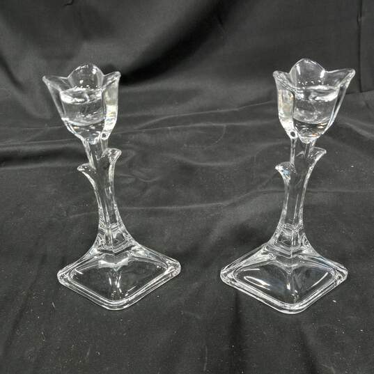 Crystal Tulip Wine Glasses - A Pair