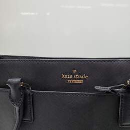 Kate Spade Saffiano Black Leather Tote Bag alternative image