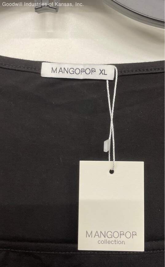 MANGOPOP Black Bodysuit NWT- Size XL image number 2