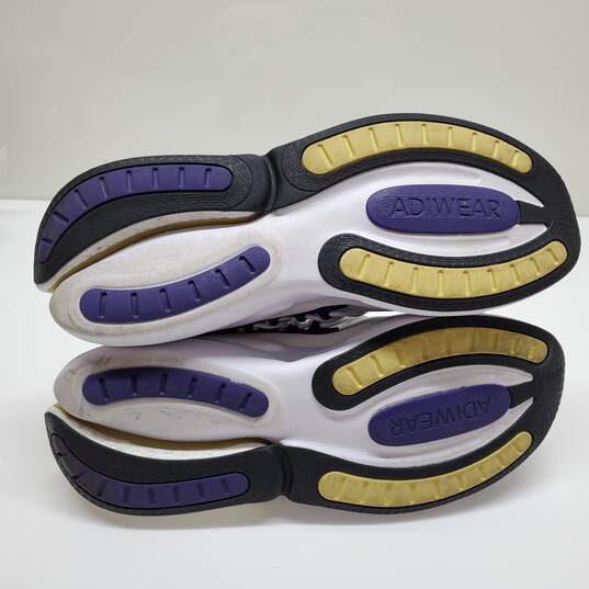 Adidas Washington Alpha Boost VI Running Shoe Blue/Purple/White Men's Sized 11.5 image number 4