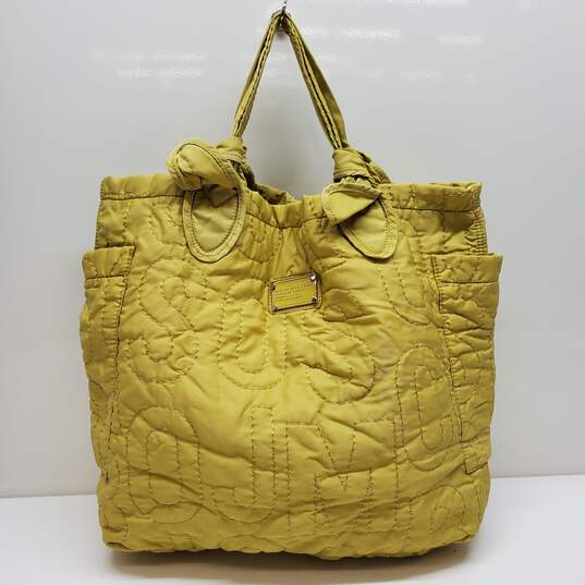MARC By Marc Jacobs Yellow Quilted Tote Bag image number 1