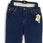 NWT Baby Phat Womens Blue Denim Dark Wash 5-Pocket Design Tapered Jeans Size 14 image number 3