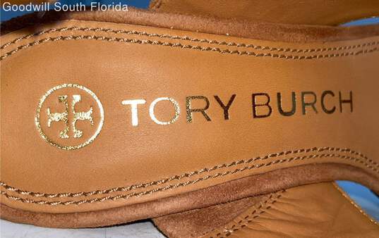 Tory Burch Womens Brown Low Heel Shoes Size 6 image number 6