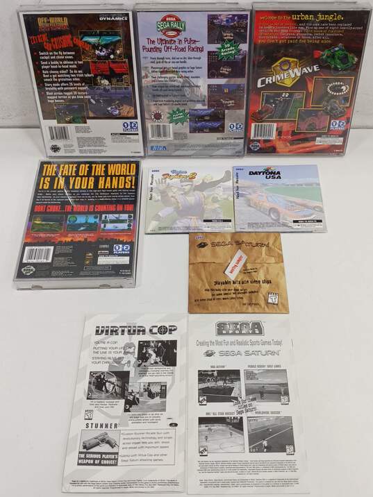 7pc Bundle of Assorted Sega Saturn Video Games image number 2