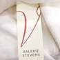 Valerie Stevens Women Ivory Knit Cardigan L NWT image number 2