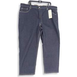 NWT Levi Strauss & Co. Mens Blue 550 Denim Dark Wash Tapered Leg Jeans 46X29