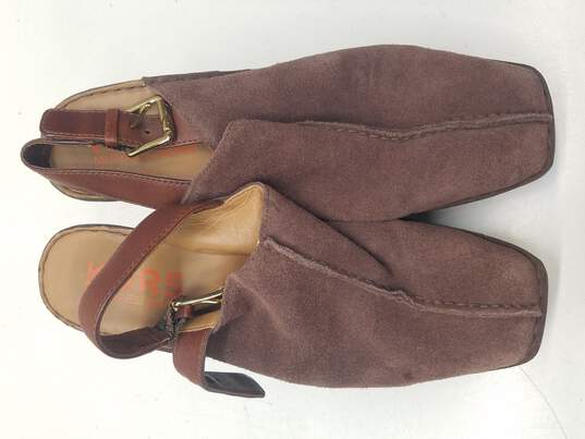 Michael Kors brown Womens Strap HeelsShoe Size 7.5 image number 7