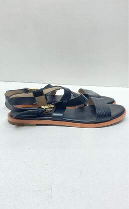 Cole Haan Leather Slingback Sandals Black 6