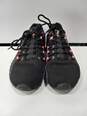 Women's Black & Pink Sneaker Shoes Size 9 image number 2