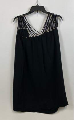 NWT BCBGMAXAZRIA Womens Black Sleeveless V-Neck Pullover Shift Dress Size Large alternative image