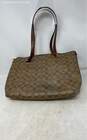 Coach Womens Light Brown Tote Handbag Medium Size image number 2