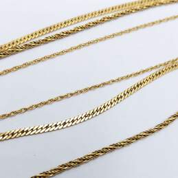 Gold Filled Chain Necklace Bundle 3pcs. 8.4g alternative image