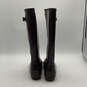 Womens Original Gloss W23616 Purple Pull On Knee High Rain Boots Size 8 M image number 2