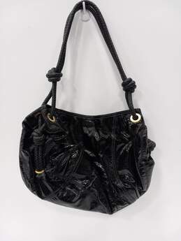 Eric Javits Women's Black Patent Leather Hobo Bag