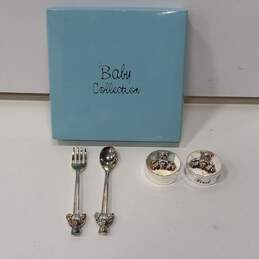 Baby Collection Silverplate Spoon Set IOB