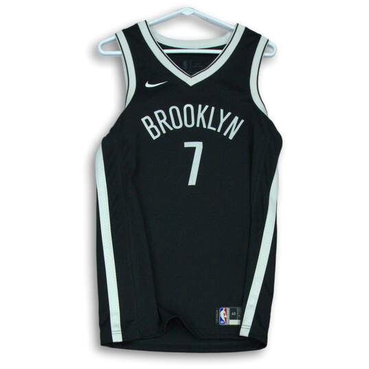 Nike NBA Brooklyn Black White Sleeveless Jersey # 7 Durant Size S image number 1