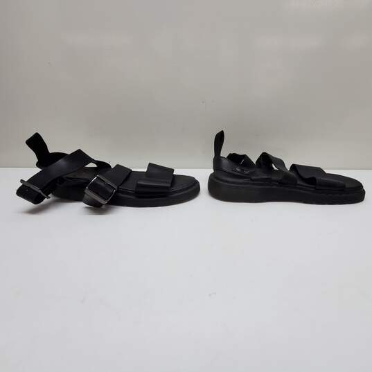 Dr. Martens Gryphon Black Leather Sandals Men's Size 9 US image number 2