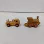 Bundle of 9 Vintage Mattel, The Montgomery Schoolhouse Inc, And Homemade Wooden Car and Truck Toys image number 10