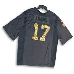 Nike Mens Gray Yellow Green Bay Packers Davante Adams #17 NFL Jerseys Size XXL