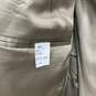 Oscar De La Renta Mens Gray Brown Blazer And Pants 2Pcs Suit Set Size 42L w/ COA image number 8