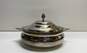 Kent Silversmiths USA Casserole Covered Serving Dish with Pyrex Glass Dish image number 1