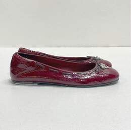 Brighton Juliet Patent Leather Flats Red 7