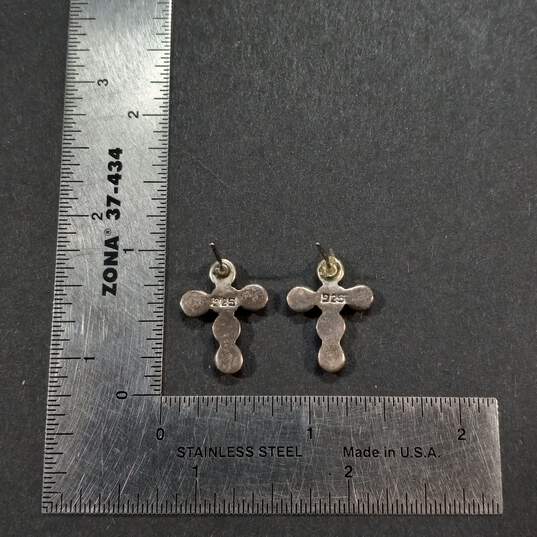 Bundle of 3 Sterling Silver Earrings image number 4