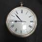 Pottery Barn Pewter Finish Pocket Watch Clock image number 1