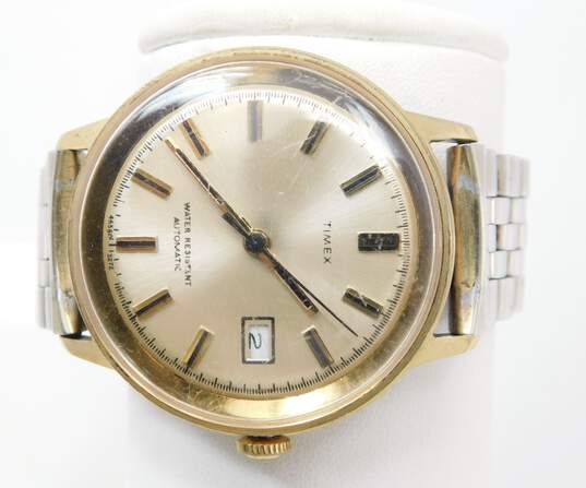 Buy the Vintage Timex Automatic Water Resistant Men's Watch | GoodwillFinds