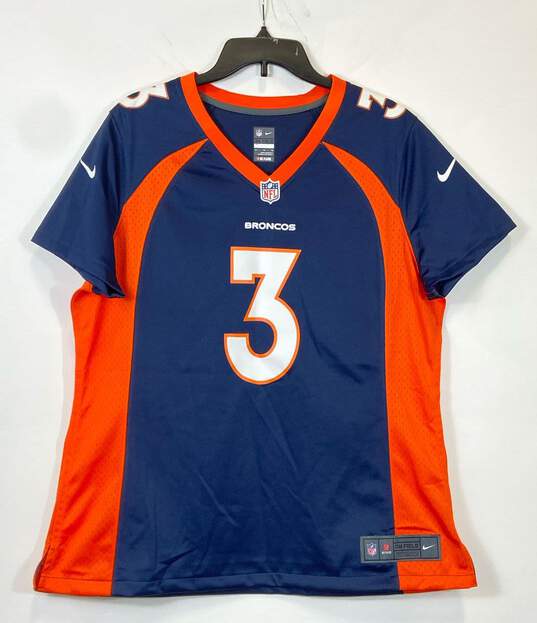 Nike NFL Women Denver Broncos Russell Wilson #3 Blue Football Jersey - Size XL image number 1