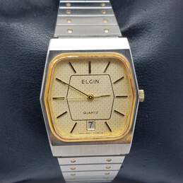 Elgin FCOBOWA 30mm ST Steel Dual Tone Men Watch 53g