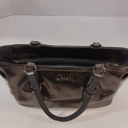 Authenticated Women's Coach Gallery E/W Leather Tote image number 7